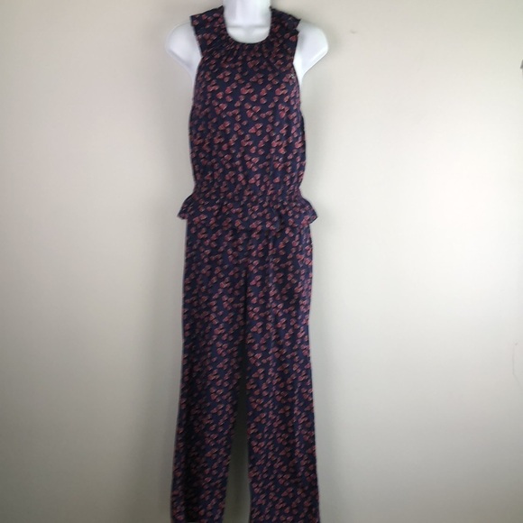 GUCCI Jumpsuit Cotton Size 12 Ruffle Novelty Heart Romper Heart Made in Italy - Picture 2 of 16